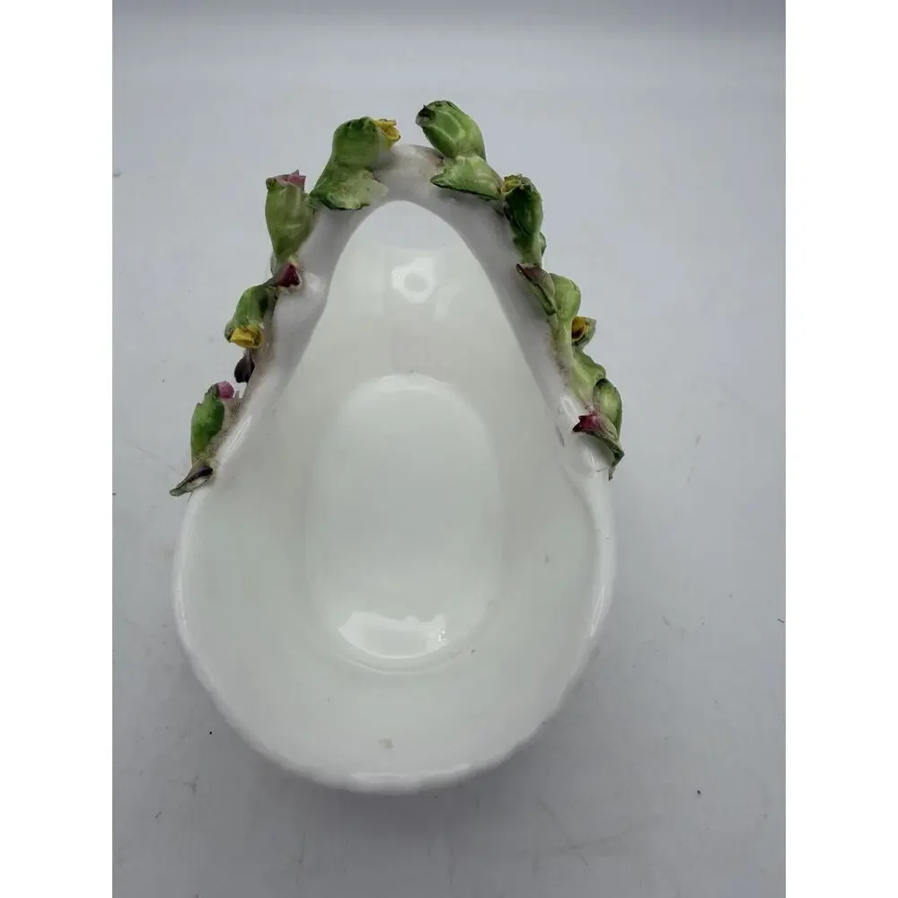 Coalport Bone China Small Floral English Basket - Made in England